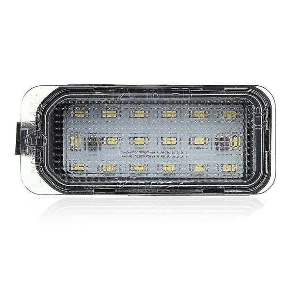 2 stk. LED-nummerpladelys til bil, til Focus II Fiesta VII Mondeo IV Kuga 2008-2019