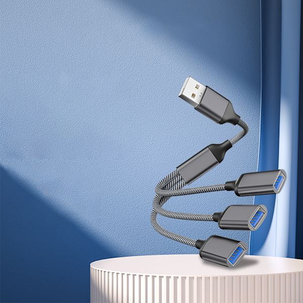 USB til 3-ports USB Splitteradapter