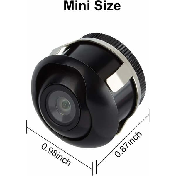 Universal 170° Wide Angle Rear View Camera – IP67 Waterproof Night Vision – Compatible with SUVs, Vans, and Trucks – Easy Installation