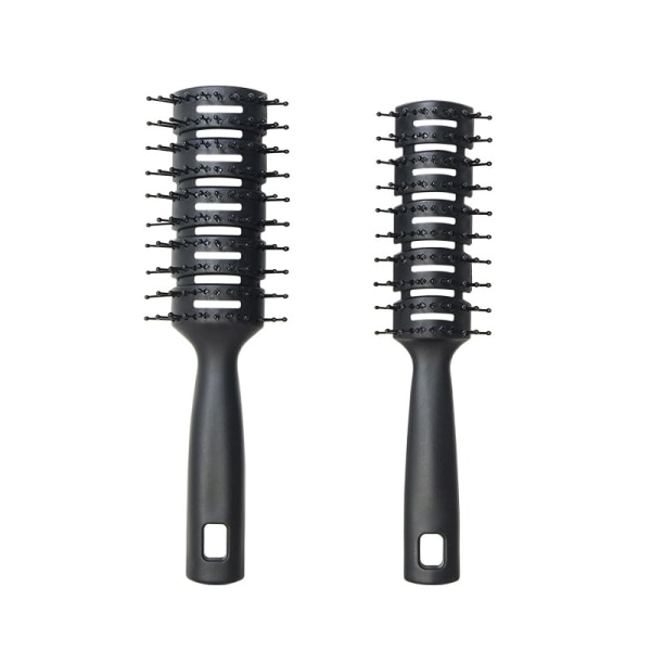 Hårbørste, ventilert hårbørste for menn og kvinner, ventilerte børster med kuletippede børster for vått, kort krøllet rett hår, føner raskt