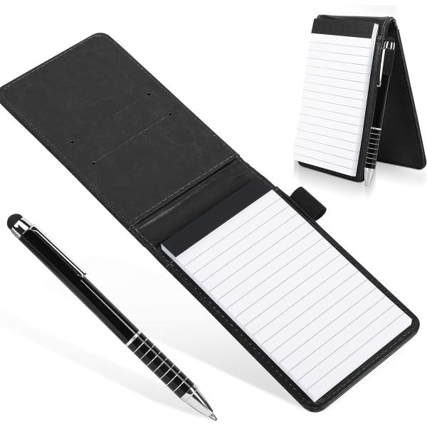 Multifunktionel lommeplanlægger A7 PU-læder notesbog, Mini