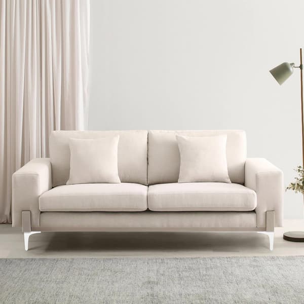Sæt med 4 hvide møbelben, erstatning for sofa i europæisk stil, 13 cm