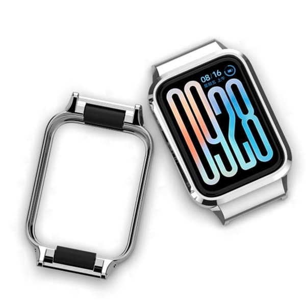 Beskyttelsesetui til Xiaomi Band 9 Pro Sølv Sølv Silver
