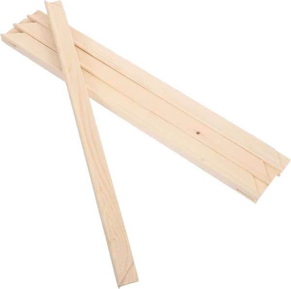 40x40cm Solid Wood Frame Kit for Oil Paintings and Posters, Removable Stretcher Bars