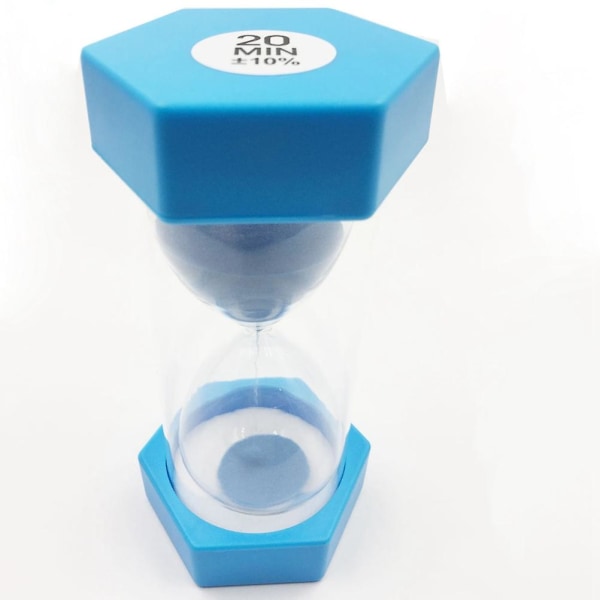 20 Minuters Sandtimer för Barn Hushålls Sandtimer Barn Sandtimer Timer Barn Hexagon Sandtimer