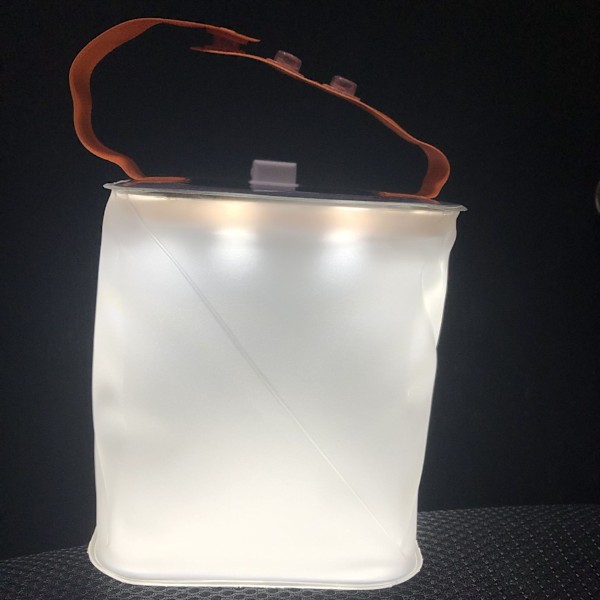 Solcellsdriven Campinglykta - Uppblåsbar LED-lampa Perfekt för Camping, Vandring, Resor och Mer - Nödbelysning vid Strömstörningar