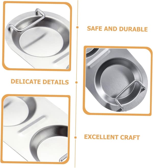 Elegant Stainless Steel Spoon Rest for Kitchen & Dining Table, Compact Utensil Holder, Easy to Clean
