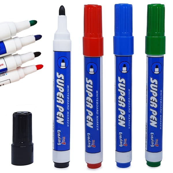 4-pak - Whiteboardpenne / Whiteboardpen - 4 farver 75