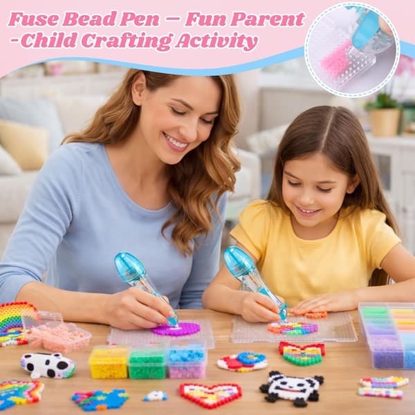 Two-pack ballpoint pens, suitable for 2.6 mm beads, transparent dispenser, saves time and provides precise positioning. [Ho]