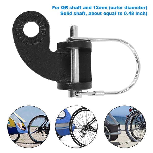 Bike Trailer Hitch for Burley Trailers (12mm, 2 Pieces)