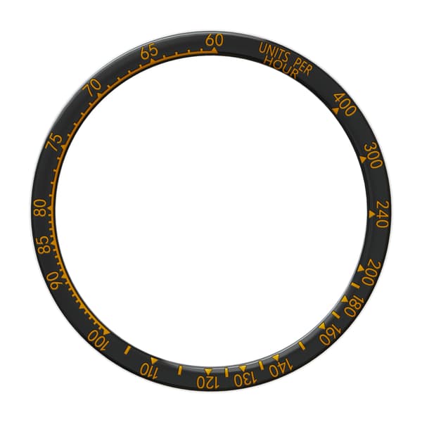 Sort og orange ramme til Fenix 8 (43mm) - Farverig udgave