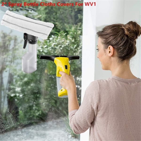Mikrofiber Moppesæt - Indendørs Brug - 2 Stykker - Egnet til WV - spray - 27,5*7 cm
