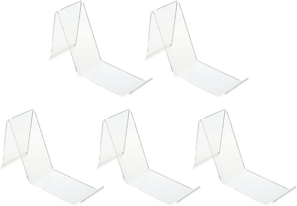 5 stk Akryl Skodisplaystativ Skostativ for Butikk Flat Displayholder Egnet