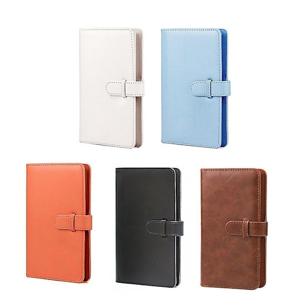 80 Fack Retro PU Fotoalbum Passar För Instax Square Film För Fujifilm SQ1 SQ6 SQ20 SQ10 SP3 Kameratillbehör 80 pockets blue