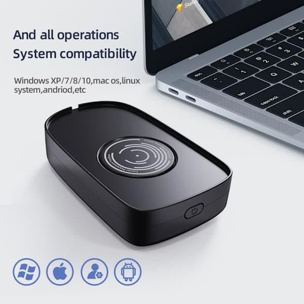 Mouse Jiggler USB Mouse Mover Simulator with On/Off Button for Computer Wake-up
