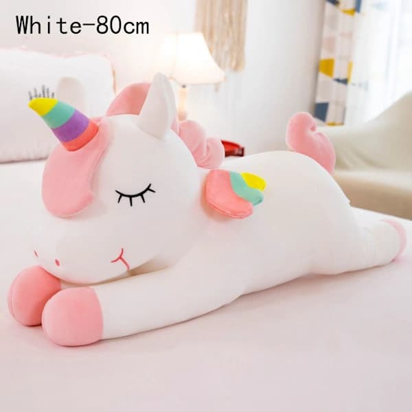 Unicorn Mjukdjur Enhörningsdocka VIT 80CM vit 80cm