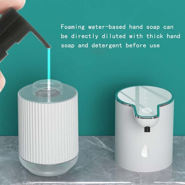 Automatic Foam Soap Dispenser - Hands-Free Soap Dispenser for Bathroom and Kitchen with Infrared Motion Sensor