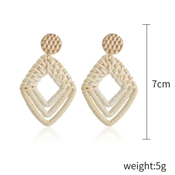 5 par lange frynserør Statement Bohemian Håndlagde Drop Dangle Ørepynt for Kvinner Jenter - Håndlagde Perle Statement Ørepynt