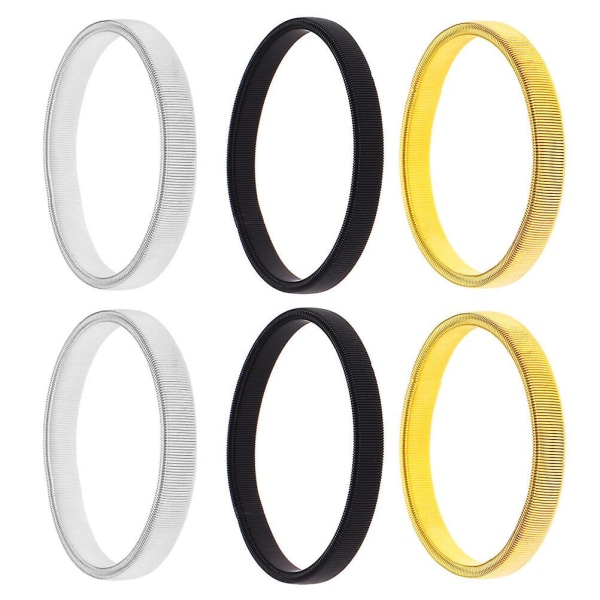 6 stk Mbappe Skjorte Menn Skjorte Erme Armbånd Skjorte Arm Band Menn Arm Erme Strømpebånd Strekk StrømpebåndAss Assorted Color 7x7cm