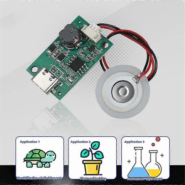 USB Ultralydståkefukter Atomizer Drivenhet for DIY-prosjekter