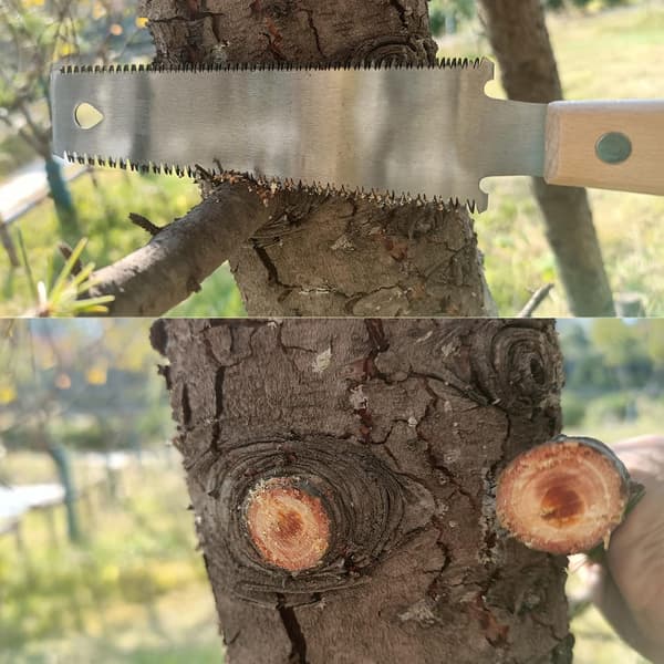 Small Woodworking Saw, 6-inch Flexible Double-Sided Pull Saw, Suitable for Crafts, Hobbies, DIY, and Light Woodworking Projects.