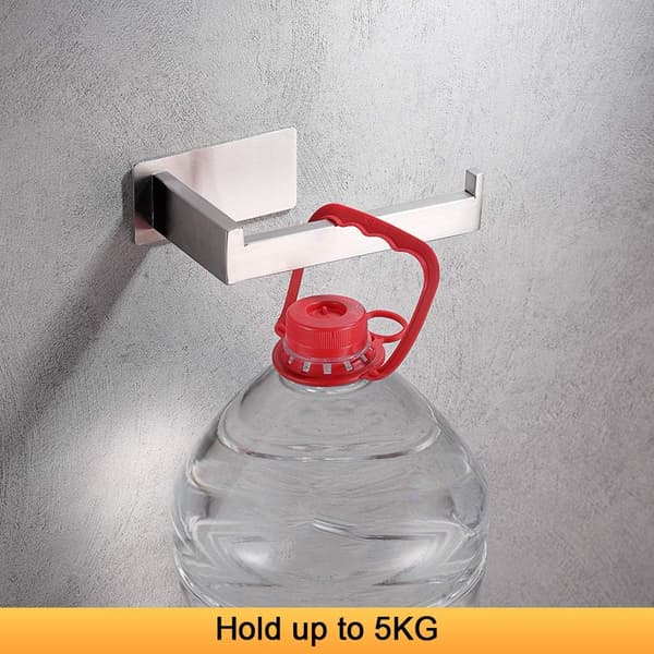 Toiletpapirholder, vægmonteret toiletpapirholder, 304 rustfrit stål