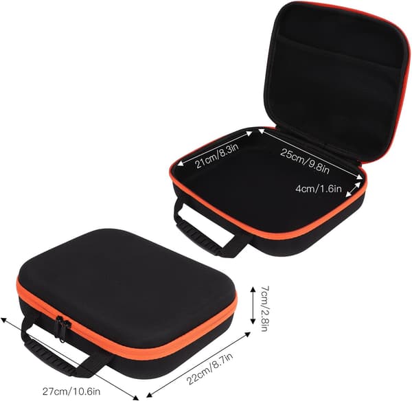 Rigid Tool Storage Bag 22x27x7cm Tool Bag EVA Material Tool Pouch Storage Bag for Electric Drill Short Only