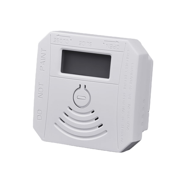 Kolmonoxiddetektor, CO-gasmonitorlarmdetektor, CO-sensor med LED digital display för hem, depå, batteridriven