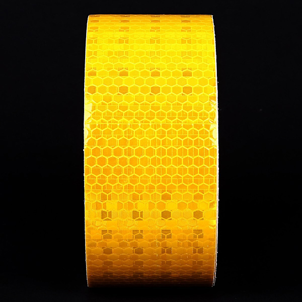 Reflekterende tape, gul (2 ruller)