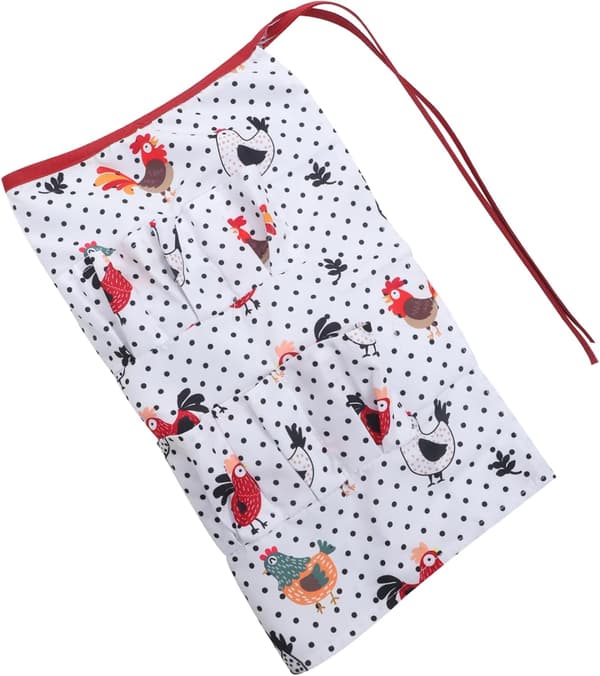 Egg Picking Apron for Farm and Home Chicken Egg Collector Sturdy Pockets