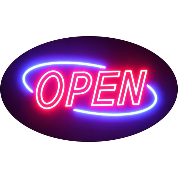 LED Open Signs for Business Window | Large Neon Open Sign Look | Bright LED Light | Business Sign Visible from Over