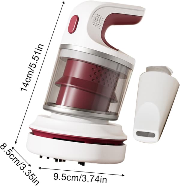 Cordless Desktop Vacuum Cleaner - USB-C Rechargeable Mini Keyboard & Crumb Vacuum for Office & Home, Compact Powerful Suction