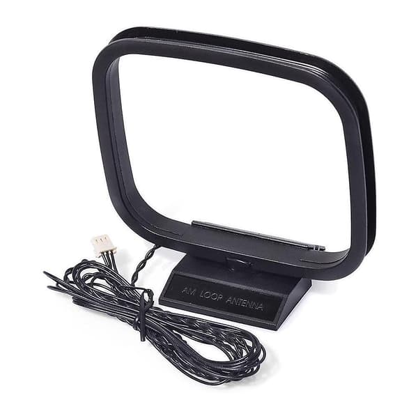 AM/FM Loop-antenne med 3-bens stik til HIFI-receiver lydsystem