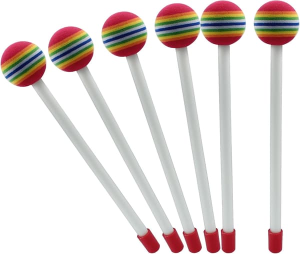 6 stk trommestikker for voksne 6 stk 6 PCS