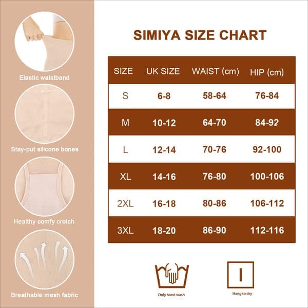 Høy midje shapewear for kvinner med magekontroll