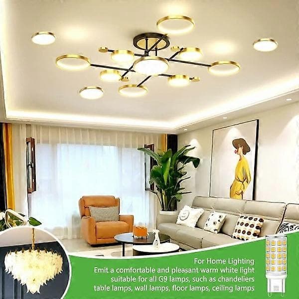 G9 LED Dæmpbar, 5W 230V Svarer til 40W Halogen, 6-pak
