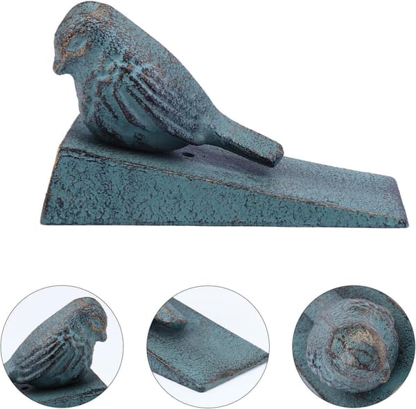 Heavy-duty Cast Iron Door Stop with Anti-slip and Durable Features