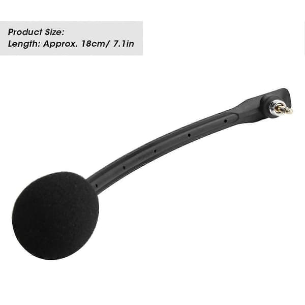 Microphone for gamers, replaceable detachable microphone, high-quality gold-plated jack, compatible with Astro A40 Tr, equipped with foam cover F [DB]