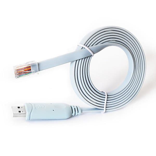 USB RJ45 Cisco Konsollkabel 1.8m FTDI Windows 8, 7, Vista, MAC, Linux RS232