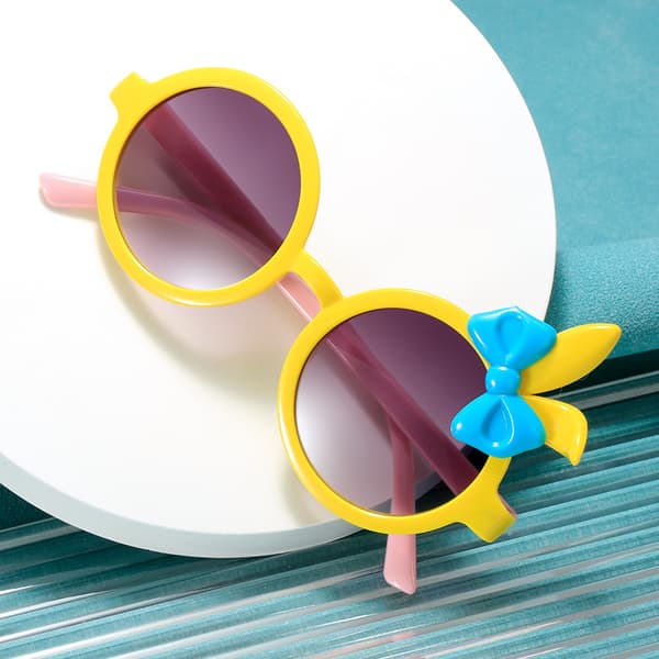 Cute Rabbit Bow Tie 2-piece Sunglasses One Size Unisex Kids.