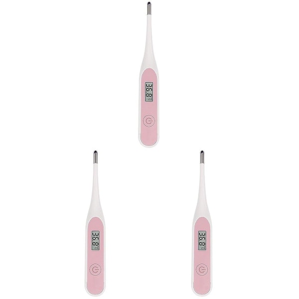 3 stk. 20 Sekunders Hurtig Test Termometer Hurtig Læsning Digital Termometer Præcis Elektronisk Thermo 3 pcs 14.2X2CM