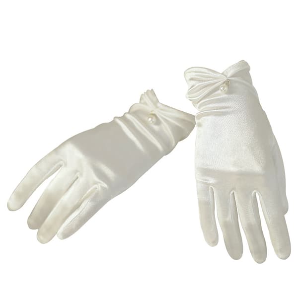 Korte handsker til kvinder til bryllup, banket, fest, brud