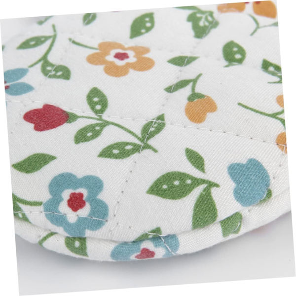 1 par grydelapper blomsterdesign bagehandsker varme