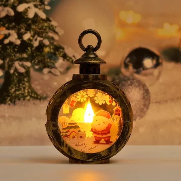 Christmas Decorations LED Small Round Portable Lights