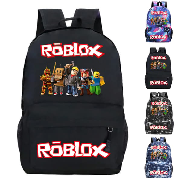 Roblox Spil Børn Rygsæk Skoletaske Studenter Skuldertaske Rejsetasker Bogtasker A_tfrf