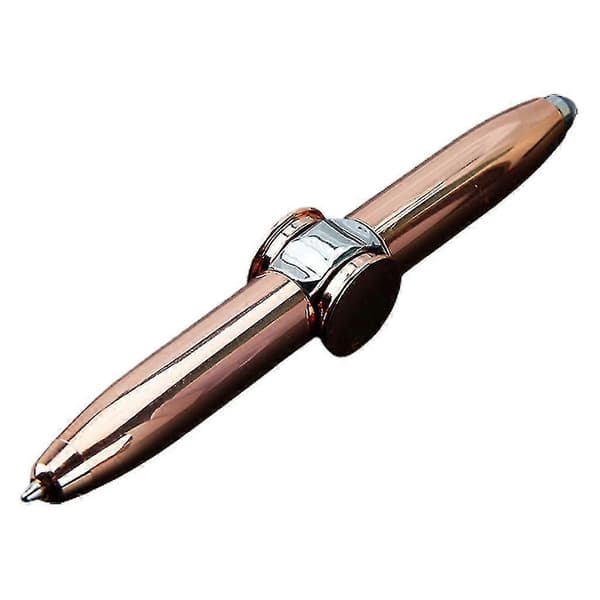 Fingertip Fidget Pen Simple Rotating Decompression Toy Spinners For Schools - Rose Gold