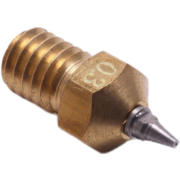 3 stk/sæt 3D-printerdel 0,2 mm 0,3 mm 0,5 mm Airbrush-dyseadaptersæt til V6 Hotend 1,75 mm filament