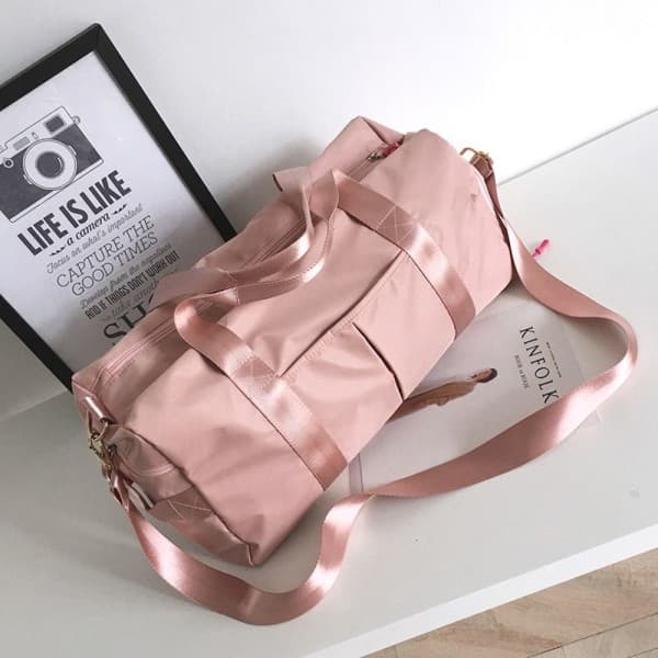 Sport Duffel Bag Rejsehåndtaske PINK Pink
