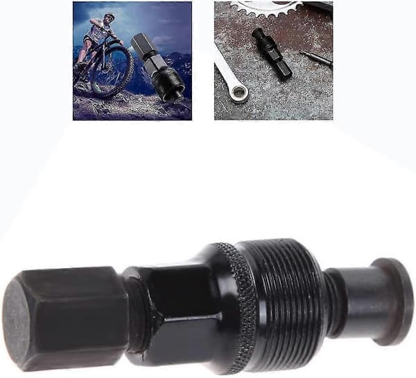 Crank Remover Arm Puller Professional Bicycle Crank Puller With Removable Head For Bicycle Repair Kit, Bicycle Axle Tool For Sports (1 pc, Black)