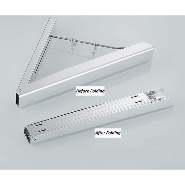 Hanging Clothes Dryer, Wall Mounted Clothes Rail Foldable Clothes Dryer Retractable Clothes Hanger Foldable Hanger Space Saving Invisible Dry